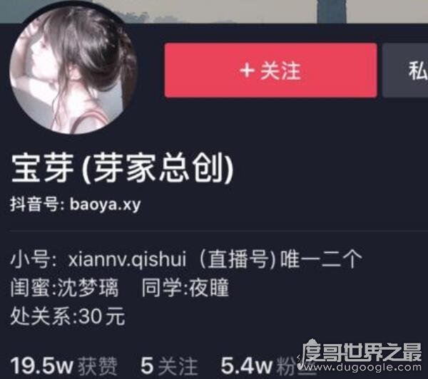 明星举报专业户,抖音宝芽全部资料(重拳打击)