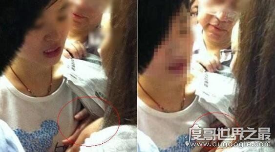 实拍上海地铁猥琐男自慰，对面美女掏出小JJ撸啊撸