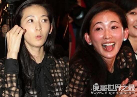 林志玲的裸妆的照片对比，43岁志玲姐姐仍旧少女