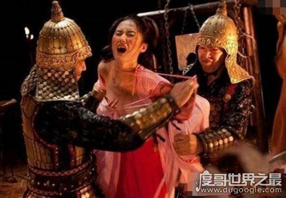 古代女子酷刑绳刑，用粗麻绳肆虐下体(周迅风声绳刑图片)