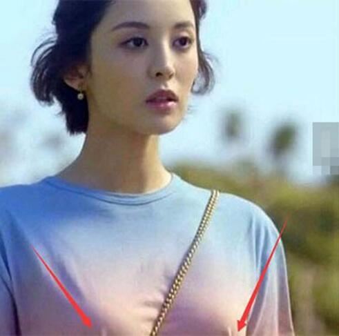 盘点娱乐圈十大激凸女明星，古力娜扎多次不穿内衣凸点走光