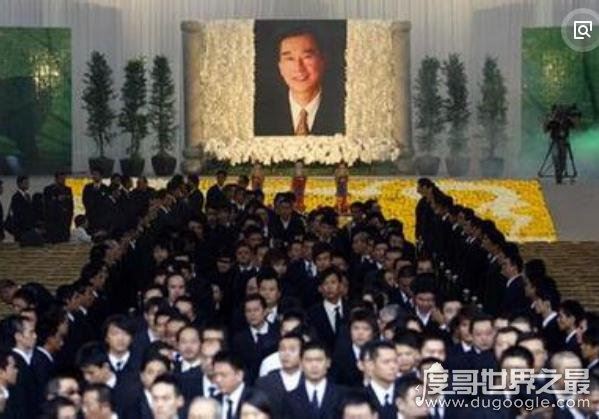 中国洪门老大林绅葬礼,九万马仔送行(美方出动20万名警察防暴乱)