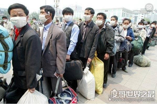 2003年非典死了多少人,全球累计死亡人数达919人(中国占九成)