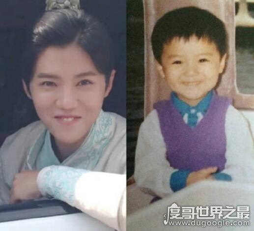 鹿晗整容前照片对比，从小吃可爱多长大的母胎美男