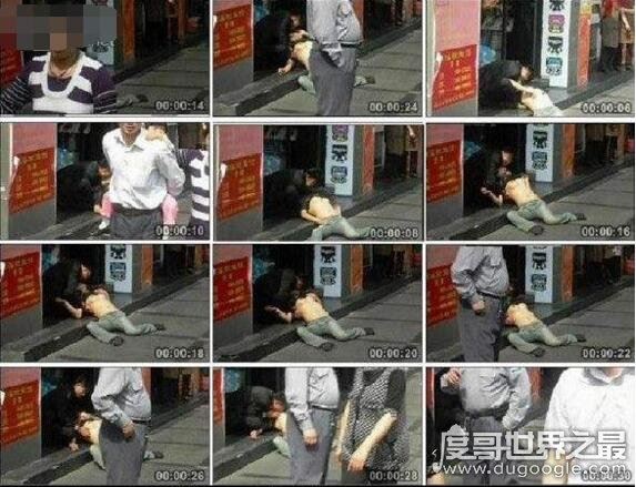 大街惊现舔奶门,大庭广众之下强吻醉酒女并舔奶