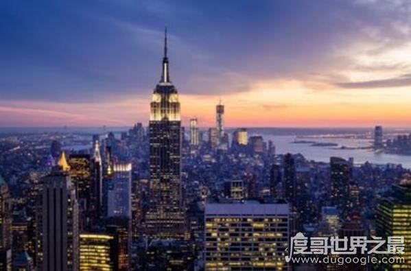 美国的帝国大厦多高，到塔顶总高度为443.7米(共103层)