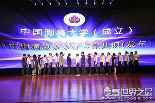胸痛大学不是高校,实际上就是一个学术组织