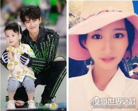 任嘉伦一家三口照片，和妻子聂欢非常恩爱(儿子都2岁了)