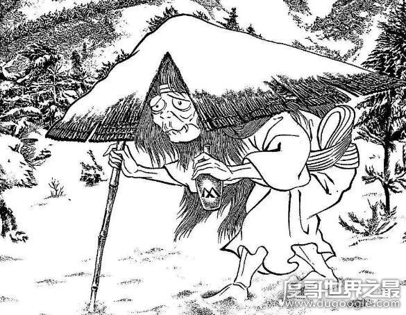 外表和蔼可亲的白粉婆，实际上是一个喜欢撕人脸皮的妖怪