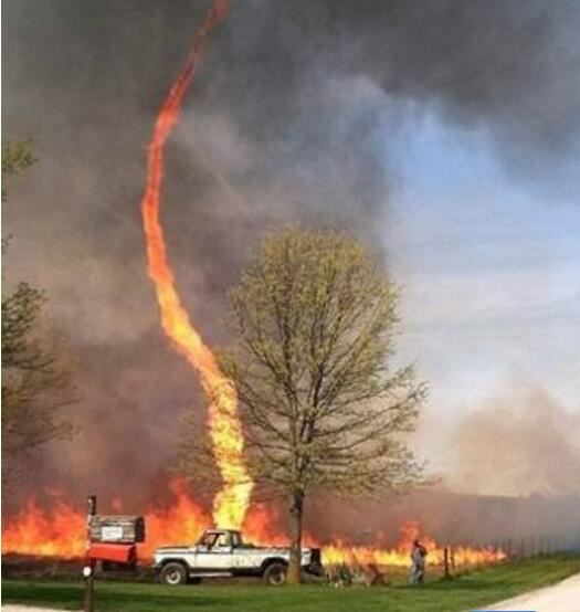 世界七大火焰龙卷风，5次就发生在美国(破坏力超强)