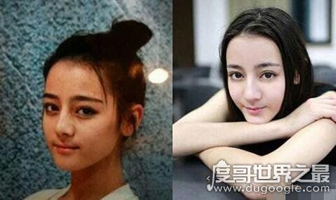 迪丽热巴整容前照片，从小美到大的她打破整容谣言
