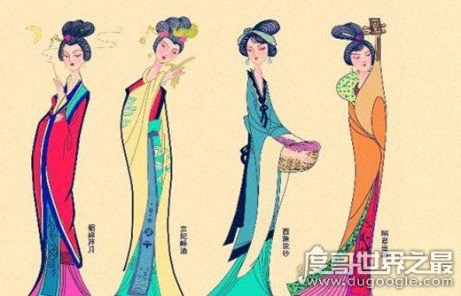 沉鱼落雁中的沉鱼是谁，中国古代四大美女的西施(落雁指王昭君)