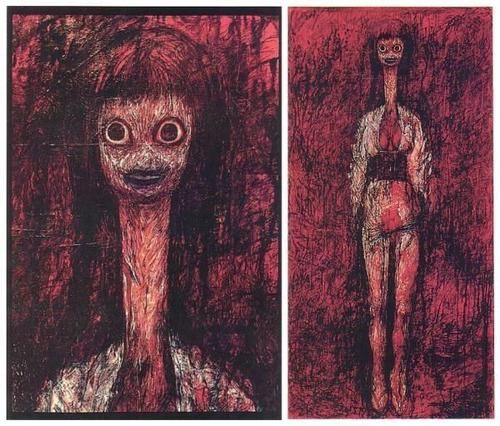 世界上最恐怖的八张画，看完不敢睡觉了