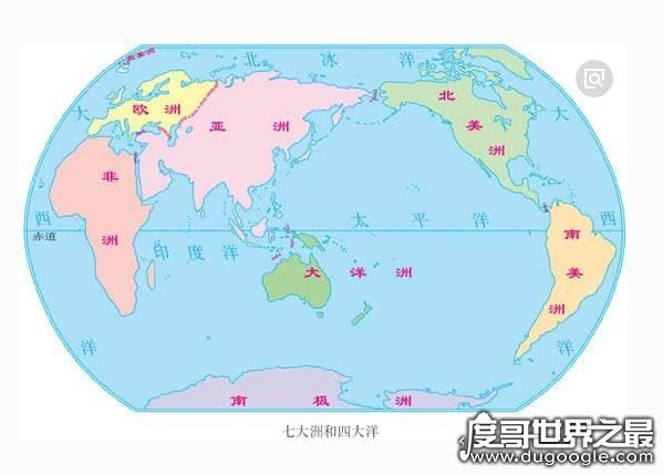世界第一大洲,亚洲面积是最大(世界7大洲面积排行)