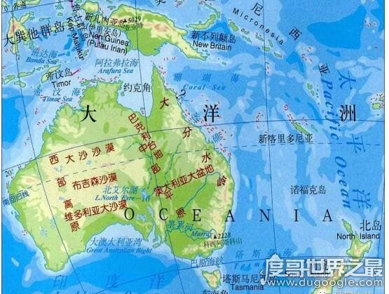 世界第一大洲，亚洲面积是最大(世界7大洲面积排行)