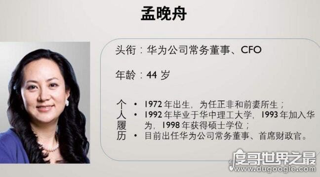 任正非女儿孟晚舟为什么姓孟?原因很简单(随母姓而已)