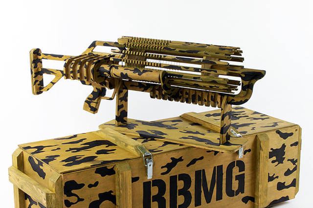 世界上杀伤力最强的枪,加特林M134射速达到6000发分钟(火神炮)