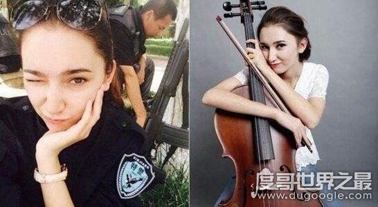 新疆最美女特警走红，迪丽热巴·牙合甫惊艳照片
