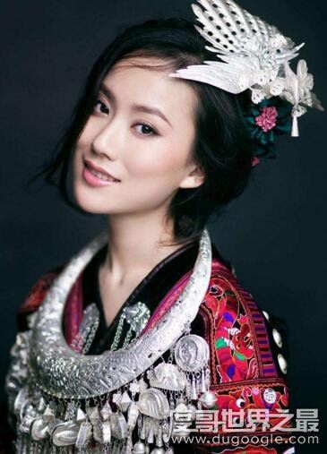 中国十大苗族美女,最美苗族形象大使杨一方惊艳