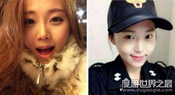 韩国最美女警察kim miso，五官精致且肤白貌美(曾选美的冠军)