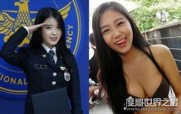 韩国最美女警察kim miso，五官精致且肤白貌美(曾选美的冠军)