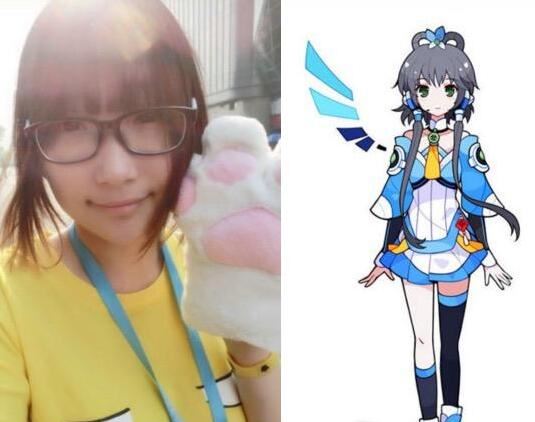 虚拟歌姬洛天依本人照片，洛天依音源配音山新