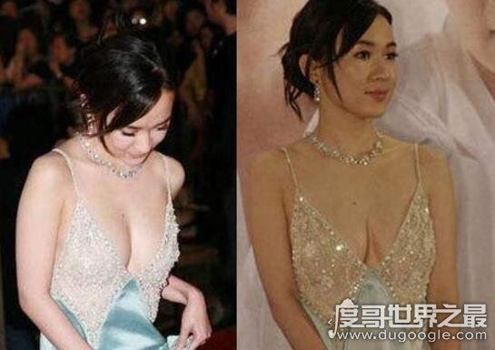 霍思燕的胸围进化史，怀孕后从A贫乳激增D爆乳