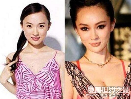 霍思燕的胸围进化史，怀孕后从A贫乳激增D爆乳