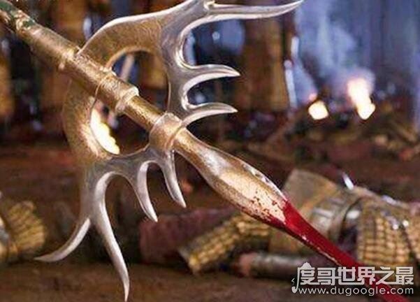 重兵器凤翅镏金镋,是隋朝大将宇文成都的兵器(重达400斤)