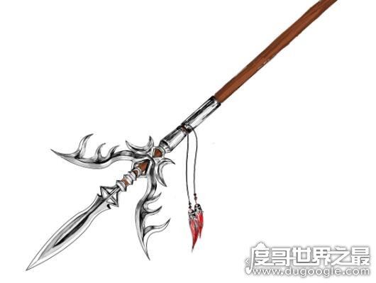 重兵器凤翅镏金镋,是隋朝大将宇文成都的兵器(重达400斤)