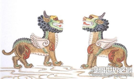 神兽火麒麟图片盘点，中国古代祥瑞神兽的传说