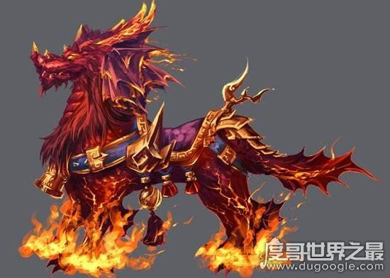 神兽火麒麟图片盘点，中国古代祥瑞神兽的传说