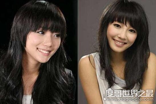 白百合和王珞丹对比图，长得太像了傻傻分不清楚