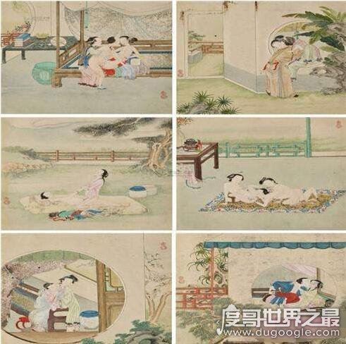 最早的春宫图春宵秘戏图，唐玄宗大战杨贵妃还让人围观