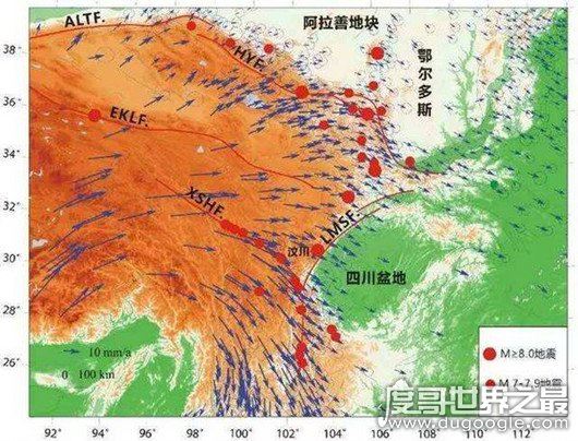 四川为什么地震那么多,位于地震带附近(绝大多数地震与此有关)