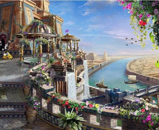 古巴比伦空中花园，是真实存在(乃世界八大奇迹之一)