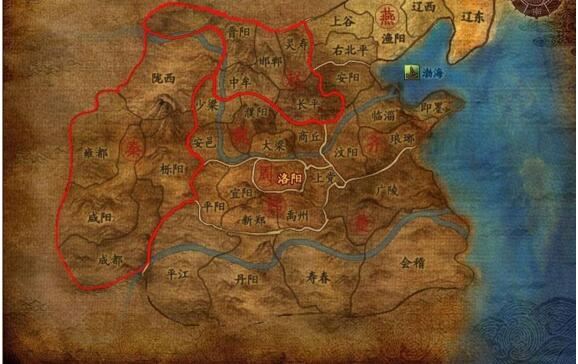 战国七雄地图古今对比,战国七雄是哪七国(我是楚国人)
