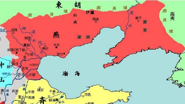 战国七雄地图古今对比，战国七雄是哪七国(我是楚国人)