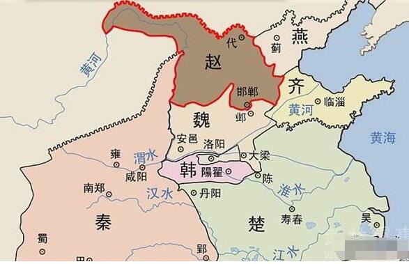 战国七雄地图古今对比，战国七雄是哪七国(我是楚国人)