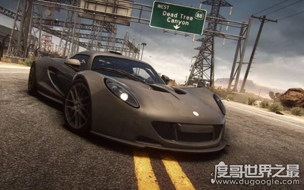 速度最快跑车排名,第一名Hennessey Venom GT比高铁更快(435.31KM/H)