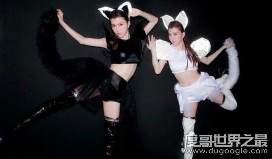 双胞胎组合BY2童年照曝光，超Q萌模样整容成现在的混血儿