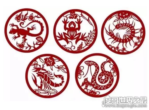 五毒是什么哪五毒,指的是五种有毒动物(其中毒蛇伤人最多)