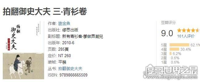 豆瓣评分9.0以上古言小说推荐，匪我思存《东宫》也才7.3分