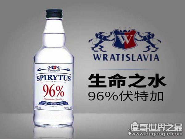 伏特加最高多少度,酒精度数高达96%(被称为“生命之水”)