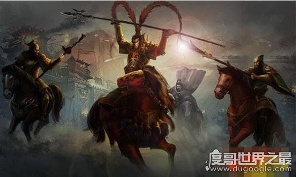 历史上三英战吕布谁赢了，刘关张三兄弟(吕布落荒而逃)