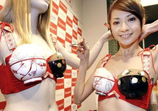 盘点日本奇葩胸罩,筷子文胸自带米饭和筷子
