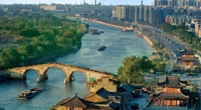 世界上最长的人工河流，京杭大运河长达1797千米（横贯南北）