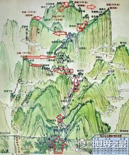 西岳指的是什么山，陕西省华阴县华山(有奇险天下第一山之称)