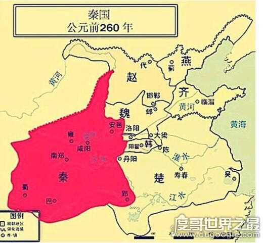 秦灭六国顺序，十年时间先后灭韩、赵、魏、楚、燕、齐