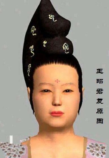 中国古代四大美女复原图吓人,王昭君的容貌复原图是最丑